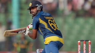 New Zealand vs Sri Lanka, 5th ODI at Dunedin: Lahiru Thirimanne dismissed by Grant Elliott